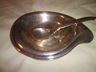 Wm Rogers Relish Tray And Spoon photo