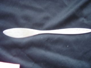 1847 Rogers Silverplate Esperanto Individual Butter Knife photo