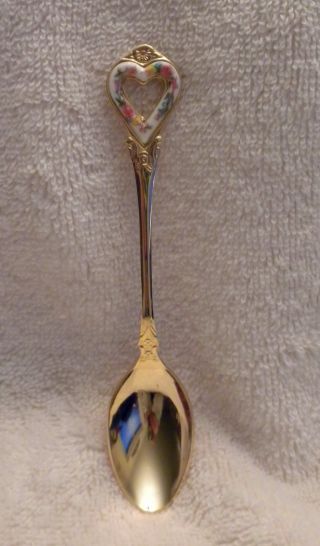 New Gold Plated Demitasse Spoon Stainless Steel photo