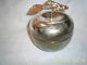 Unique Silver & Gold Plated On Brass Apple Shaped Dish Rare Dishes & Coasters photo 5