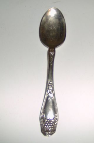 Isabella Grape Pattern 1913 R.  C.  Co Replacement Spoon Vintage Silver Plate photo