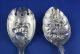 Two Silver Plated Sheffield Made In England 9 Inch Long Serving Pieces Unknown photo 1