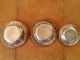 Sterling Silver S.  Kirk & Son Repousse Partial Chased Small Round Bowl ' S (3) Bowls photo 3