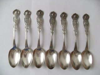 7 Silverplate Flatware National Union Rogers Vtg Il Ms Tx Mn Ny Wi Vtg photo