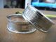 Broadway & Co.  2 Sterling Silver Napkin Rings - Exc+ Napkin Rings & Clips photo 5
