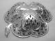 Victorian Silver Plated Pierce Work Bon Bon Dish Dishes & Coasters photo 1