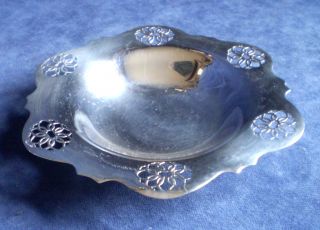 Good Silver Plated Pierced Bon Bon Dish / Bowl C1920 photo