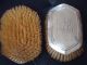 Antique Pair Of Sterling Silver Clothes Brushes With Monogram Brushes & Grooming Sets photo 9