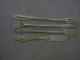 4 Silverplate Misc.  Serving Pcs; 3 Pickle Forks,  1 Butter Knife Mixed Lots photo 1