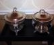 Pair Of 2 Matching Leonard Silver 4pc Chafing Dish Sets/warmers & Glass Inserts Other photo 3