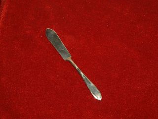 Antique 1917 New England Silver Plate Rosemary Master Butter Knife photo