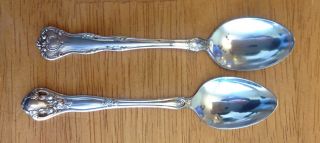 2 Demitasse Spoons,  Holmes & Edwards Dolly Madison photo