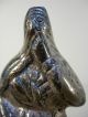 Antique 1850 Handmade Unique Ornate Engraved Silver Bell Spanish Lady Lima Peru Other photo 2