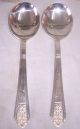 11 Pc.  Royal Saxony Silver Plate International Serving Casserole Gumbo Spoons International/1847 Rogers photo 3