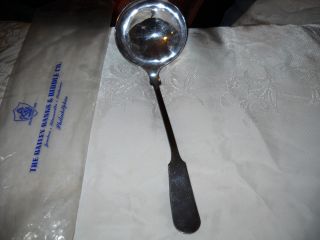 Bailey Banks & Biddle Co.  Silverplated Ladle photo