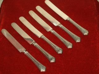 Antique 1917 Community Plate Onieda Reliance Andover Old French Set (6) Knives photo