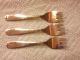 3 Vintage Silver Plated Cocktail Forks By Sheffield England Sheffield photo 3
