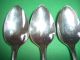 Wilshire Silver Plate 3 Demitasse Spoons In 