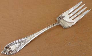 1847 Rogers Silverplate Cold Meat Fork,  Old Colony,  1911, photo