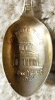 Sterling Silver Spoon Ny New York City Times Bldg Building Grants Tomb Old Souvenir Spoons photo 1