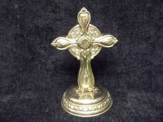 Wallce Silver Plated Pedestal Cross photo