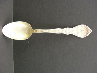 Antique Sterling Silver Collectible Spoon North Dakota Manchester Mfg.  Co. photo