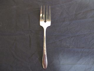 Oneida Wm A Rogers Country Lane Meat Serving Fork photo