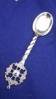 Norwegian Silver Plated Set Of Six Teaspoons Ornately Decorated Handles Other photo 1