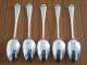 Antique/ William Hutton Fiddle Dessert Spoons From 1864 / Silver Plate Sheffield photo 3