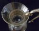 Vintage Silver Plate Glass Water Pitcher Carafe Ornate Victorian Finial Lid Pitchers & Jugs photo 3