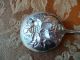 Solid Sterling Silver S.  Kirk & Son Repousse Small Berry Bowl Bon Bon Spoon 5¼ 