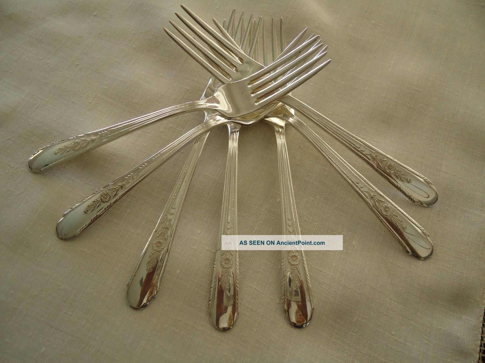 Crosby Crosby Silverplate Dinner Forks Set Of 7 Other photo