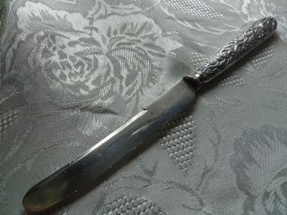 Antique Rare Sterling Silver Tea Knife Carter Howe & Co,  New York photo