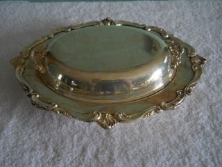 Eton Silverplated Serving Bowl With Lid photo