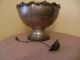 Birmingham Silver Company Punch Bowl With 12 Cups And Serving Tray Silver/copper Bowls photo 3