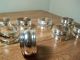 Vintage Set Of 8 Silverplate Napkin Rings Napkin Rings & Clips photo 1
