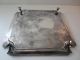 Heavy Antique Art Deco Solid Silver Tray - London 1922 Platters & Trays photo 1