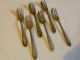 Vintage Pastry Forks By M.  S.  Sheffield England - Loxley Sheffield photo 2