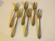 Vintage Pastry Forks By M.  S.  Sheffield England - Loxley Sheffield photo 3