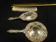 Vintage Silver Plated Boudoir Set - Brush - Comb - Hand - Mirror Set Other photo 1