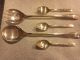 3 Vintage Carlton Silver Plate Baby Spoons + 2 Silver Plate Salid Servers Other photo 2