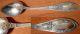 Solid Sterling Silver 800 Set Of 3 Knives (21cm) 3 Spoon (21,  5 Cm) Italian 1870 Other photo 4