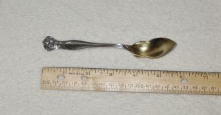 Rogers Bros Mystic Pattern Fruit Spoon - Orchids photo