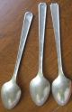 Vintage Wma Rogers Triple 1935 Capri Set Of 3 Spoons,  Oneida Ltd,  Antique Other photo 3