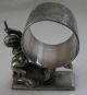 1800s Rogers & Bro.  Figural Napkin Ring Holder With Cherub Angel On Fish - Rare Other photo 1