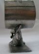 1800s Rogers & Bro.  Figural Napkin Ring Holder With Cherub Angel On Fish - Rare Other photo 3