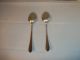 2 Vintage Silverplate Serving Spoons - Exquisite 1940 - Wm.  Rogers Oneida/Wm. A. Rogers photo 1
