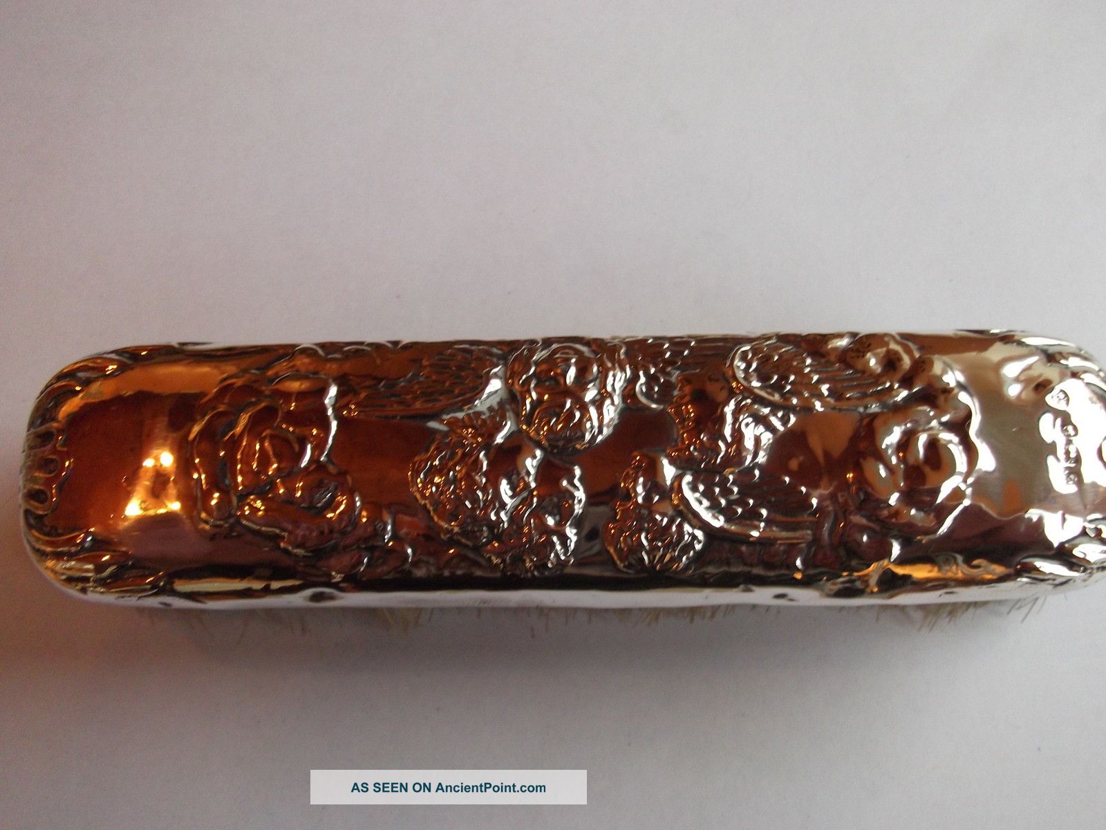 Stunning Chub Design Clothes Brush Dated 1903 Silversmith Is Williams Birmingham Other photo
