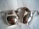 Cream Jug And Sugar Sterling Solid Silver.  Chester 1911.  Ridley Hayes.  Gorgeous. Pitchers & Jugs photo 1