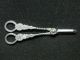 Pair Of Antique Electroplated Grape Scissors - Mint Condition Other photo 1